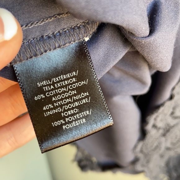 Deep Purple Ann Taylor Lace Dress - Picture 9 of 11